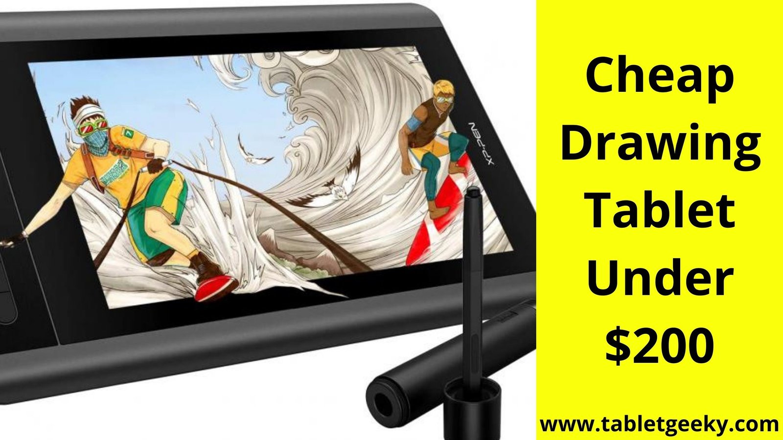 list of cheap drawing tablets under 200 dollars