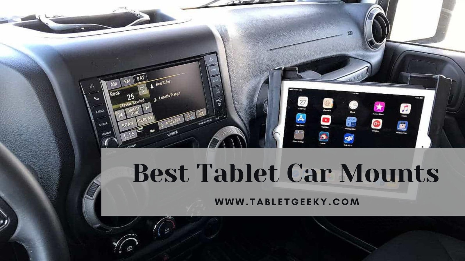 iKross Tablet Holder for Car, 360 Degree Headrest Mount for iPad Pro Mini  Kindle Samsung Galaxy Tab