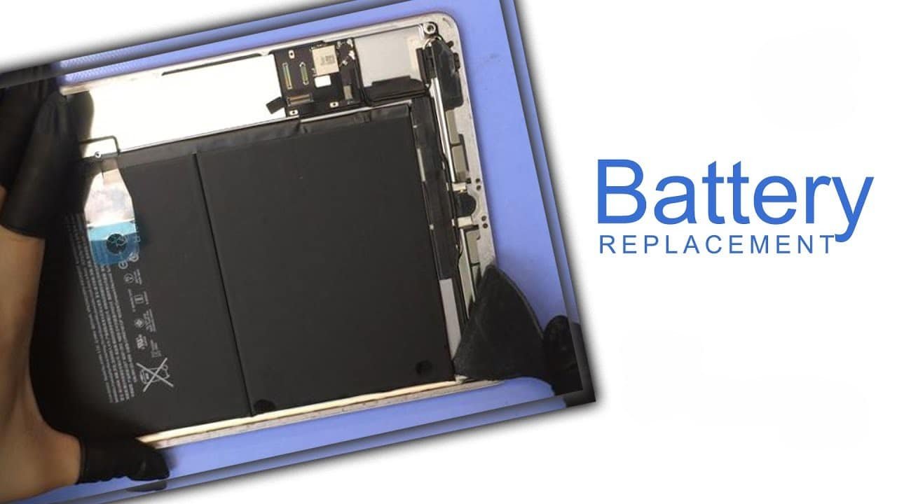 replacement of an iPad battery
