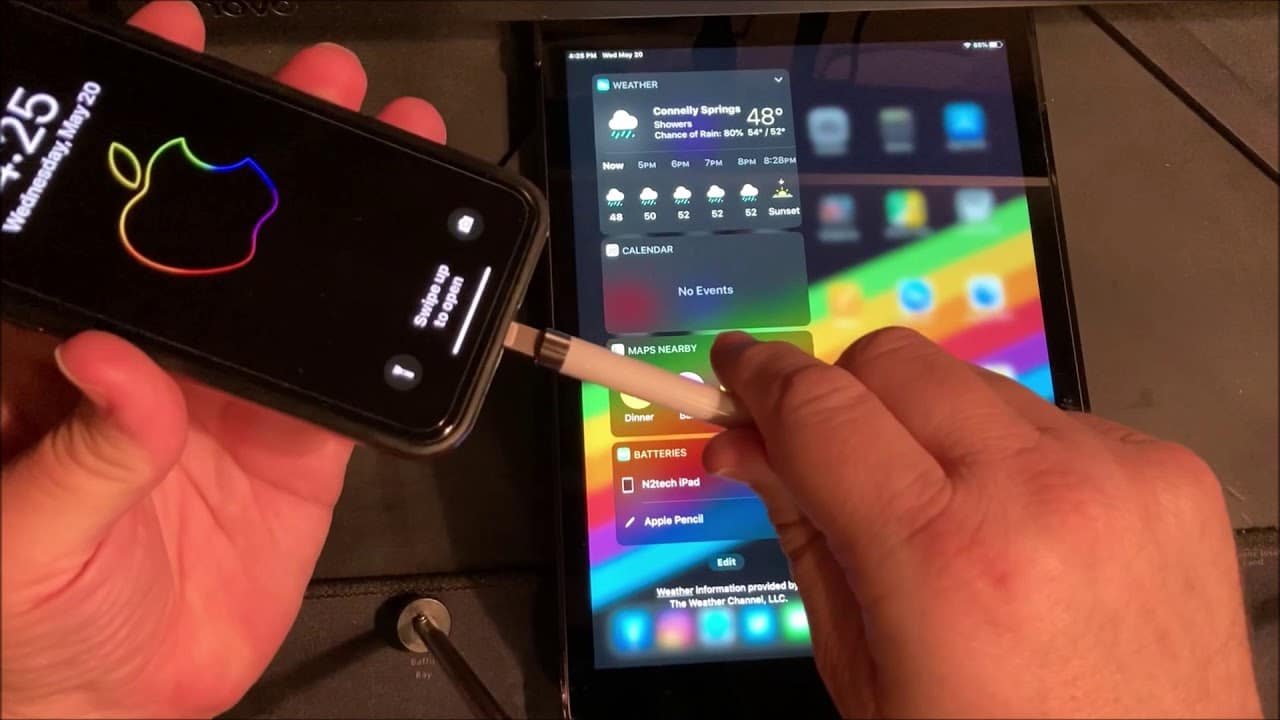 charge an apple pencil using iPhone