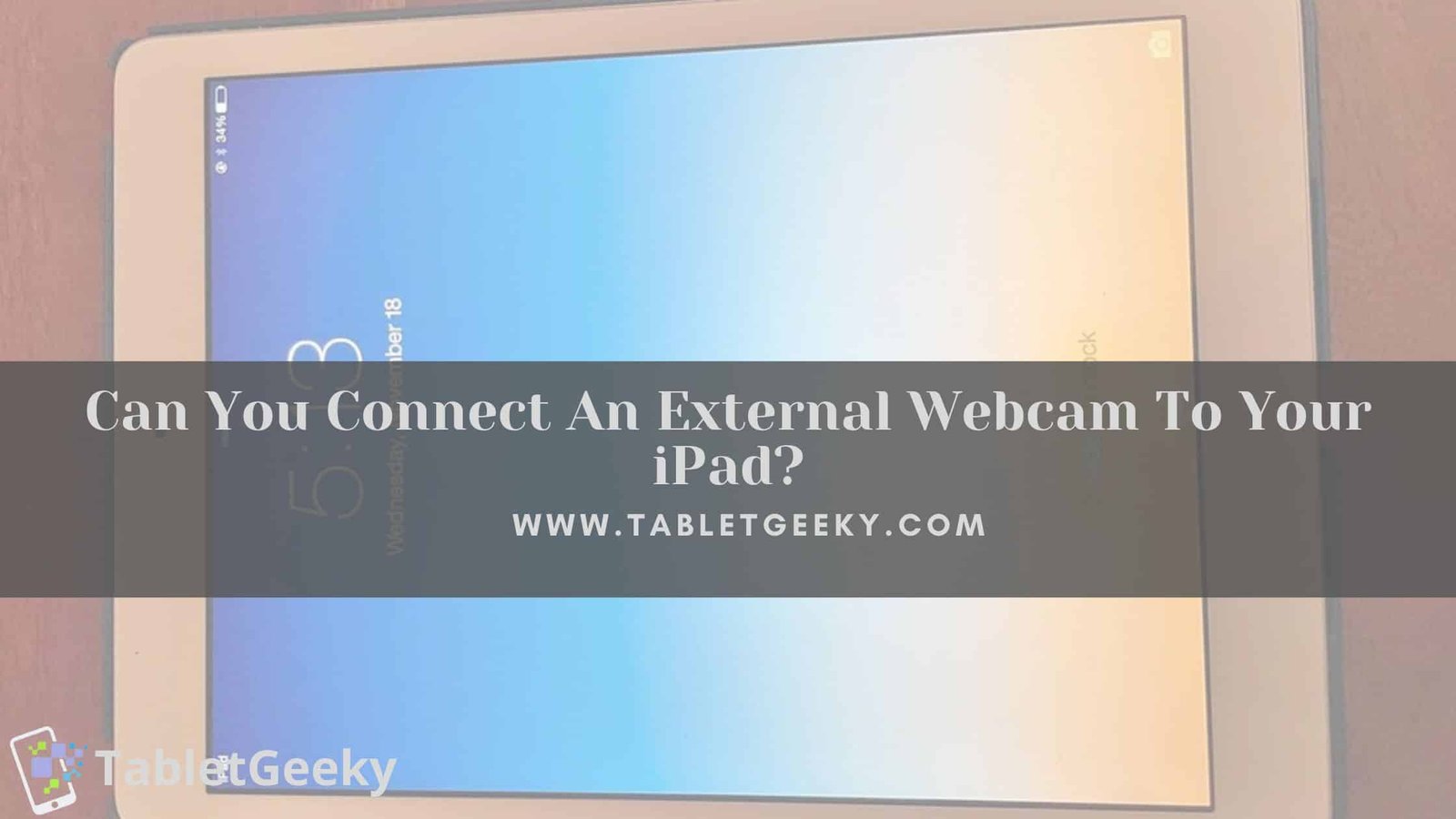 connecting webcam to ipad
