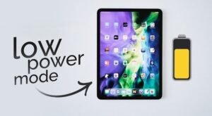low power mode on an iPad