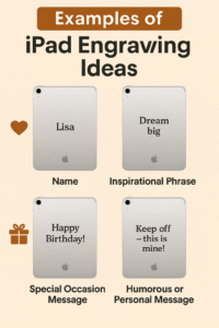 ipad engraving ideas